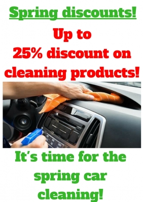 Promotion: Spring car cleaning