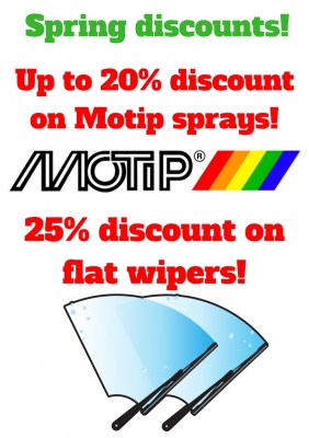 Promotion: Motip sprays and fl